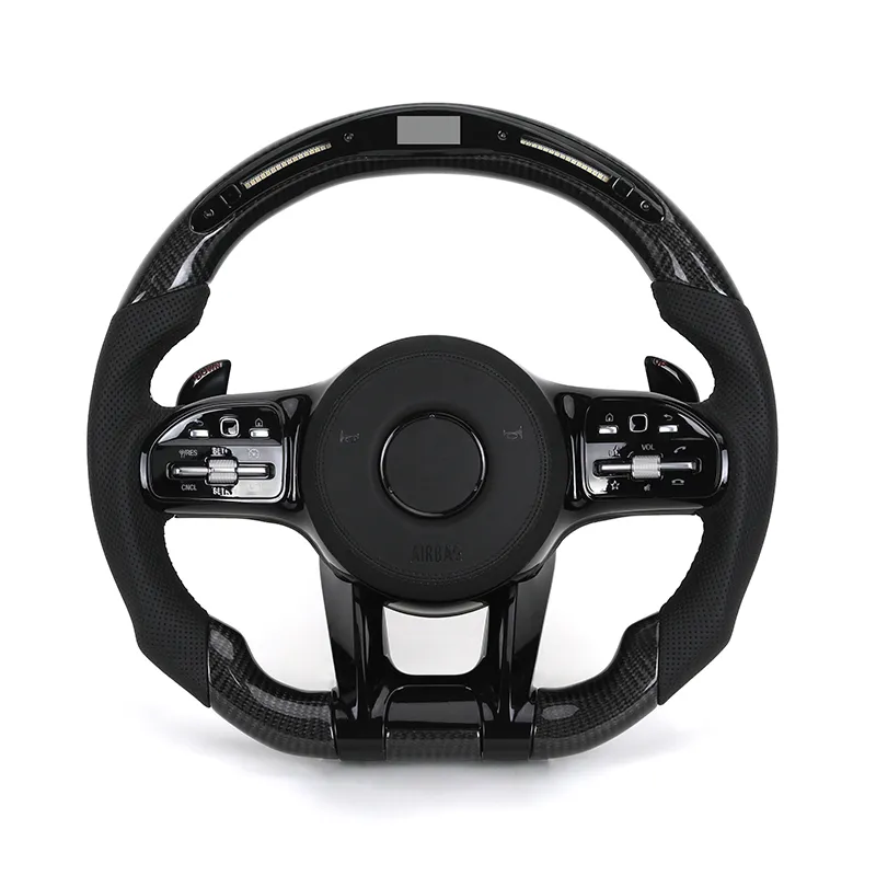 Carbon LED Steering Wheel for Mercedes W205 W166 W222 AMG
