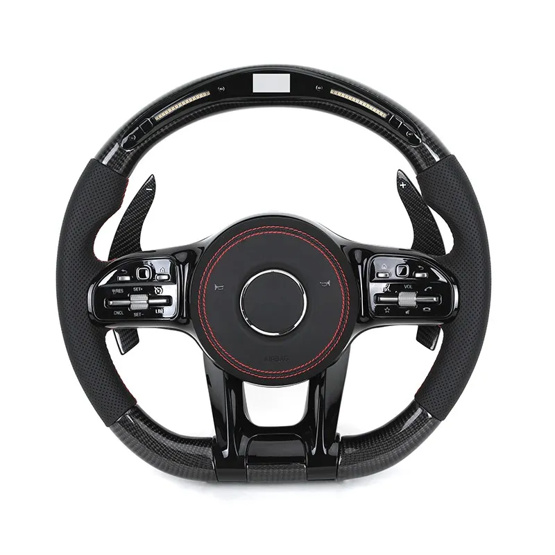 Carbon LED Steering Wheel for Mercedes Benz W205 W222 C43 C63 AMG