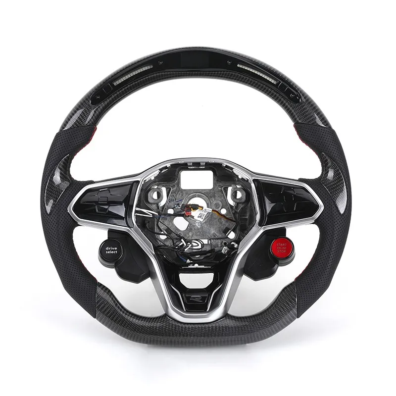 Carbon Steering Wheel for VW Golf R 6 7 MK7 7.5 Gti Gtd