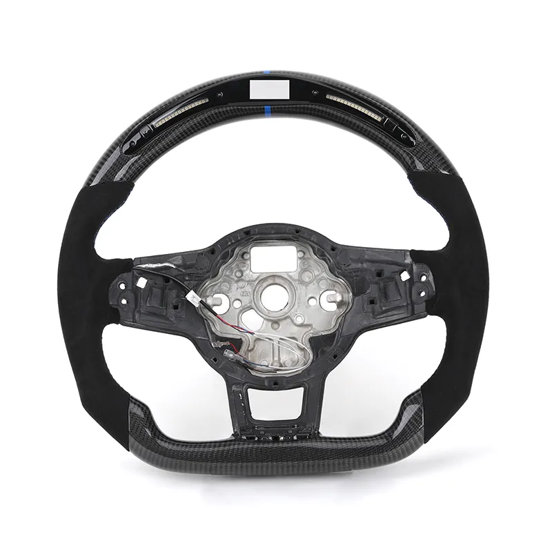 Carbon Fiber Steering Wheel for VW Polo Golf 5 6 7 Gti Gte