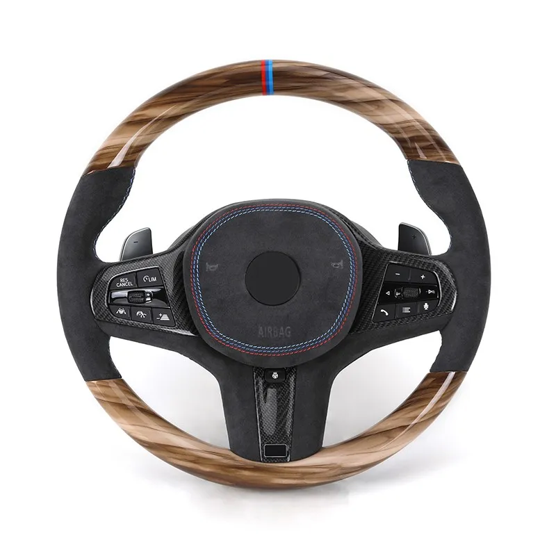 Volant en bois pour BMW G01 G05 G07 G11 G12 G20 G22 G30 G80 G87