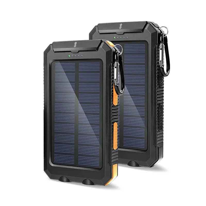 Solar Power Bank Hurtiglading for mobiltelefon 20000mAh