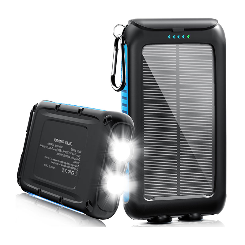 Solar Power Bank Portable Charger 30000mAh