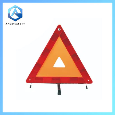 Kit de triângulo de segurança rodoviária de aviso reflexivo