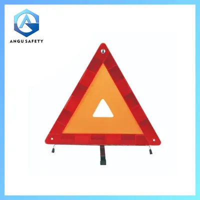 Reflekterende advarselstrekantsæt til trafiksikkerhed