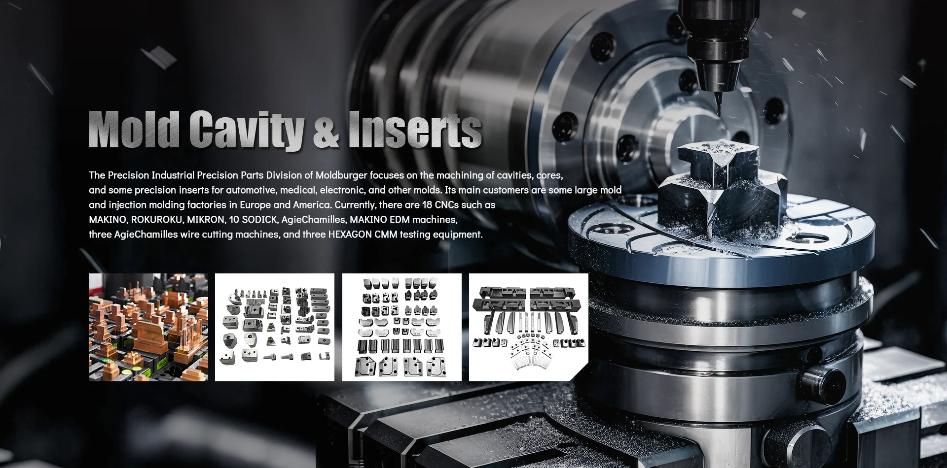 Precise Mold Components And Inserts Supplier