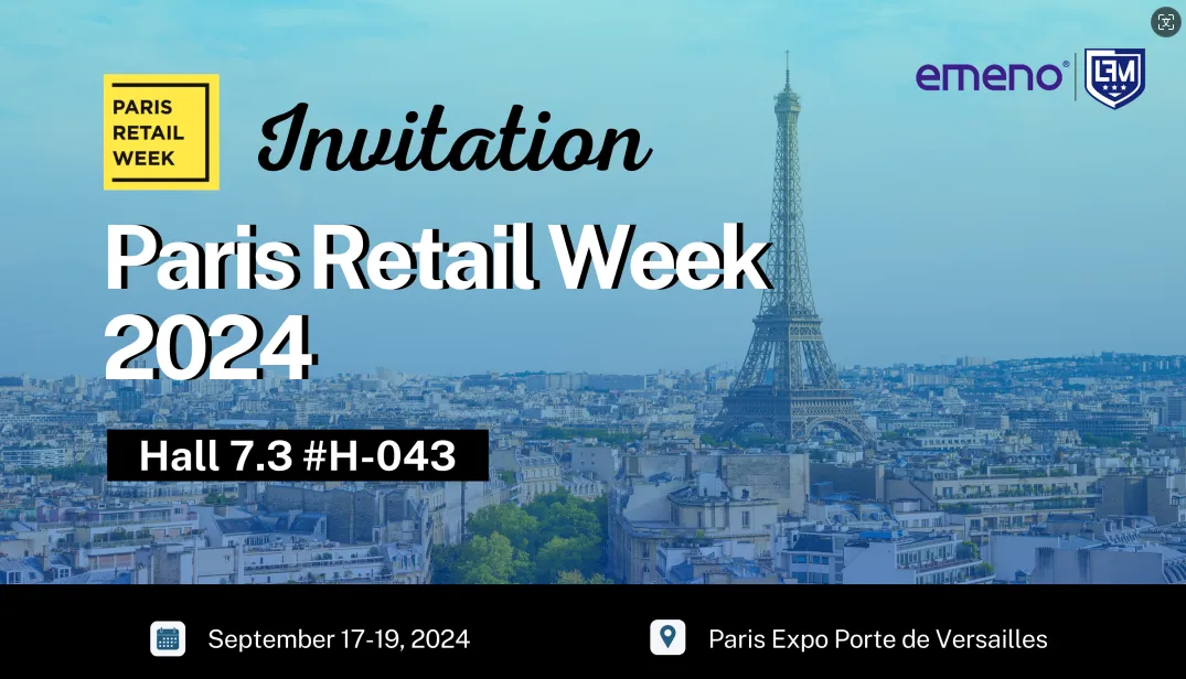 Nous serons présents au salon Paris Retail Week 2024