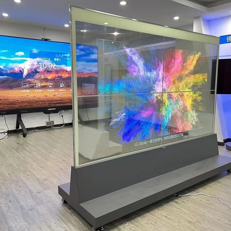 What are the benefits of an OLED transparent TV?