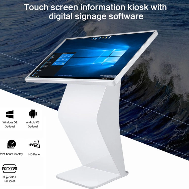 Free Standing Touch Information Kiosk