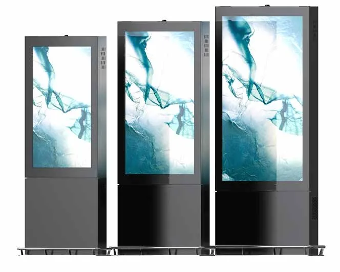 Outdoor Weatherproof 32 43 55 86 98 100 Inch 4K LCD 3000 Nits IP65 Kiosk