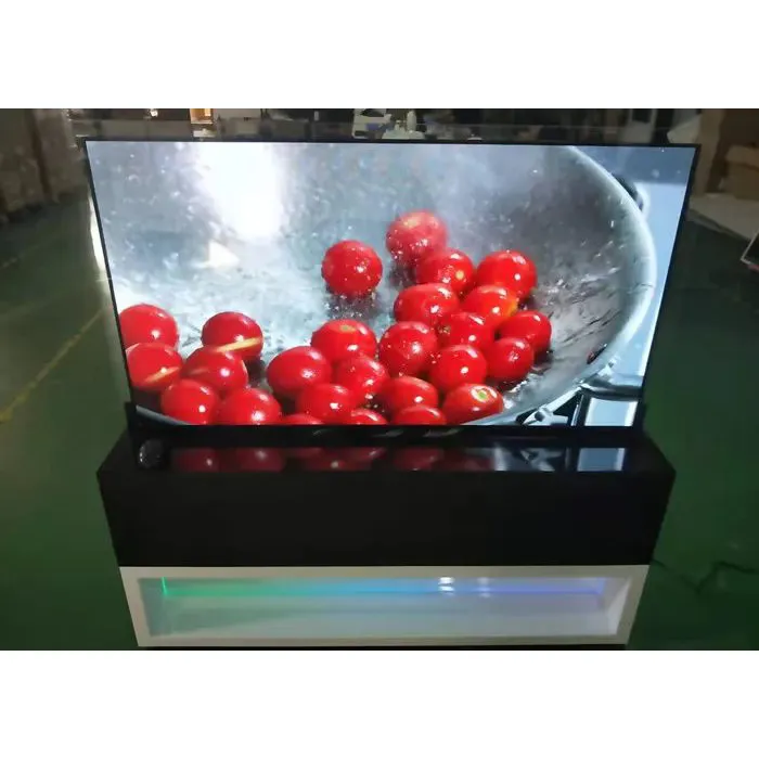 Transparent OLED Display Kiosk