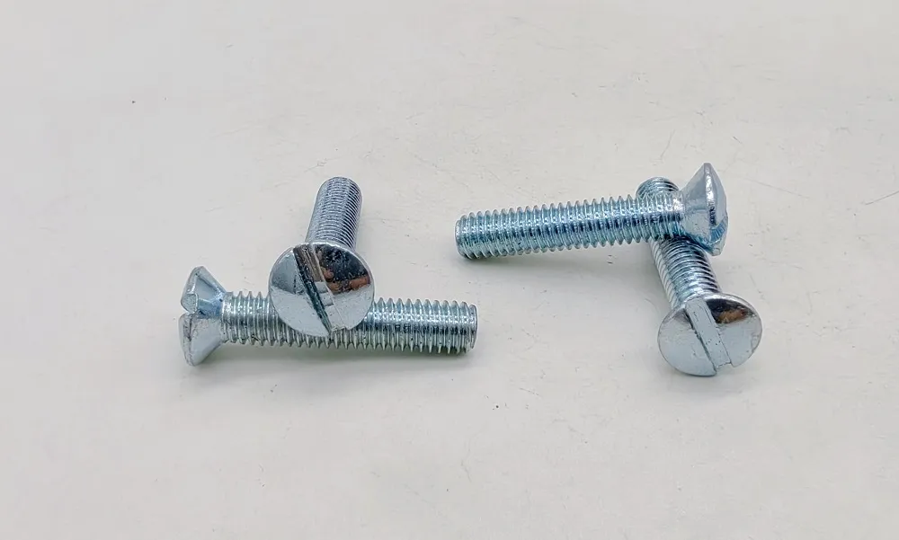 How to use DIN964 Slotted half countersunk head screw?