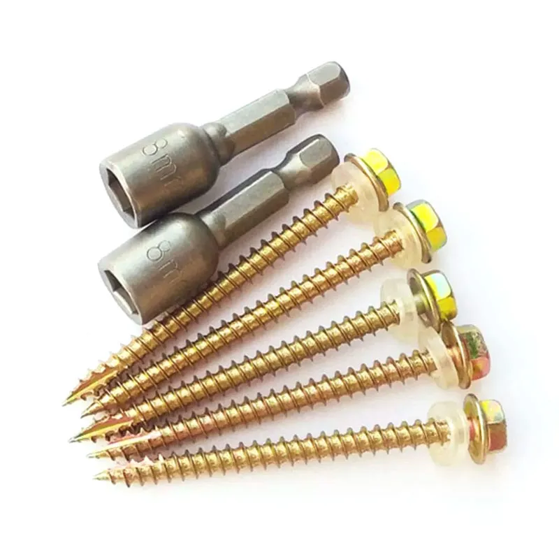 Hexagon Head Cutting Tail Self Drilling Screw