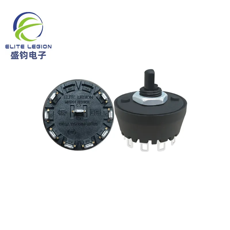 8 Position 6 Speed ​​Rotary Switch