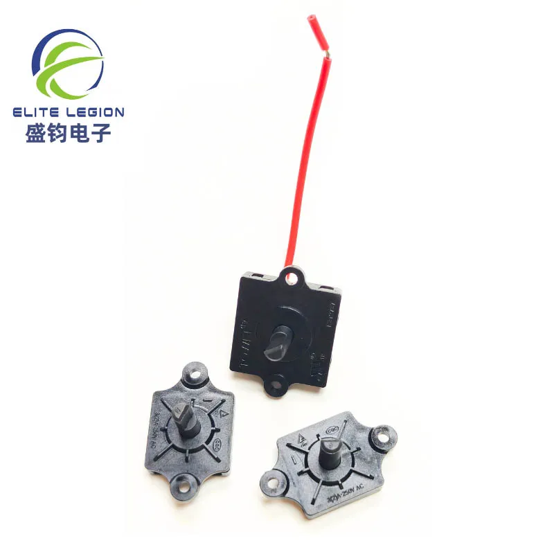 B3200-219 4 Position 3 Speed Rotary Switch With Wires