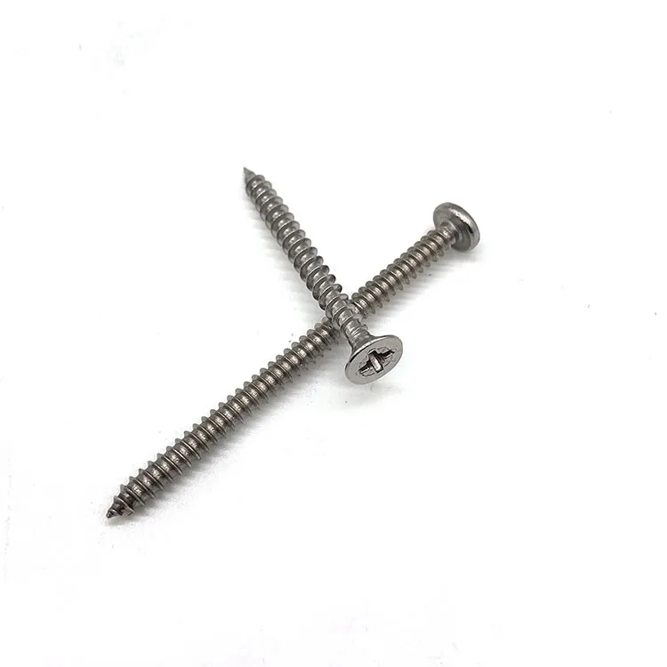 304 Stainless Steel M6 Setengah Putaran Kepala Plum Blossom Self Tapping Meneng lan Bolt