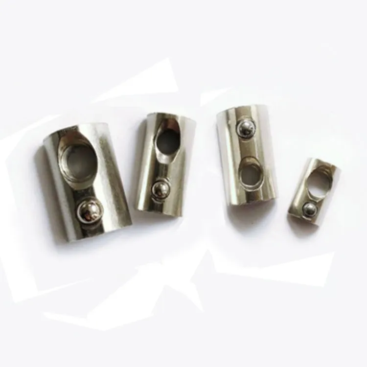 A2 A4 Self-leveling profile Aluminum Weld nut na may spring ball