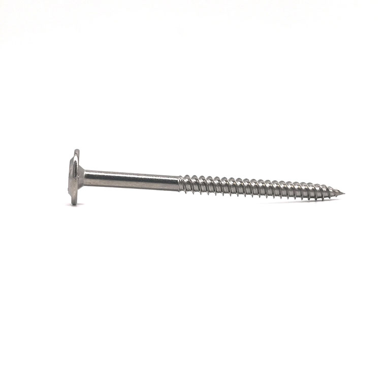 A2 A4 SS304 SS316 SS410 M5 button head stainless steel self roofing tapping screw