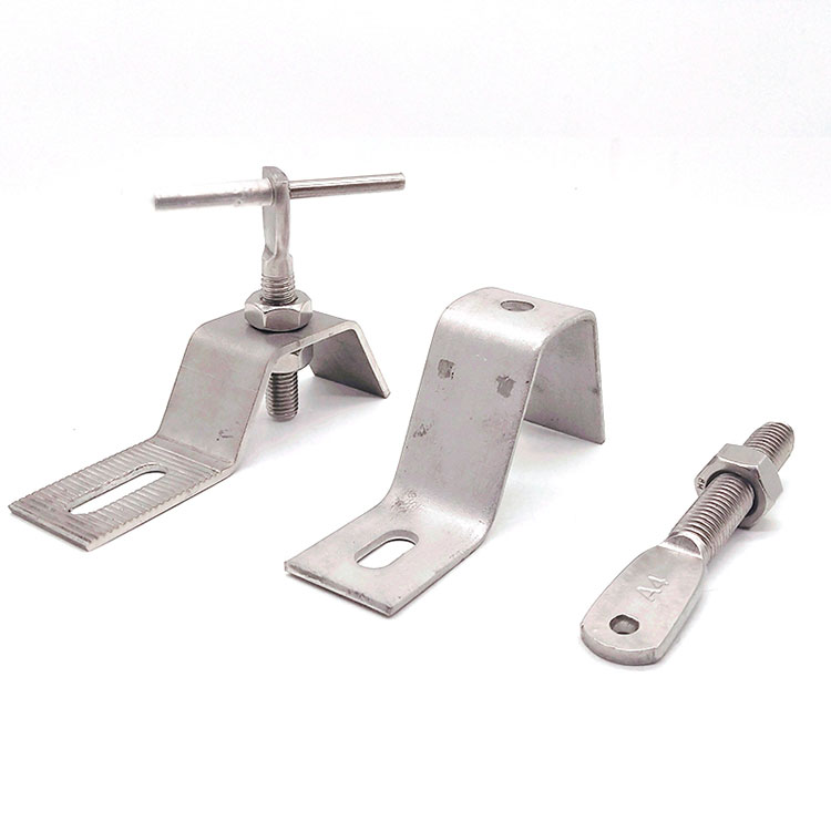 A2/A4 Stainless Steel Solar Panel Z Bracket for Fixing System Marble Angle - 2 
