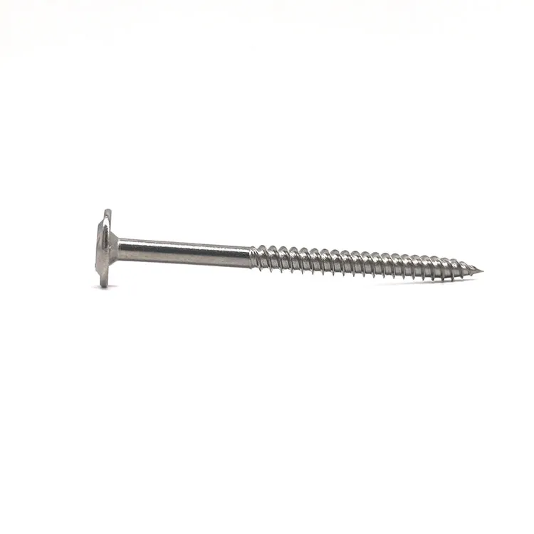 A4 Wickes Trim Lows Customized High Quality M3 Stainless Steel Screw Knurled Screw