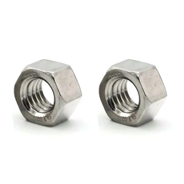 A563 M6 M24 Produsen Stainless Steel 304 Hex Nut DIN934 China Bolt And Nut