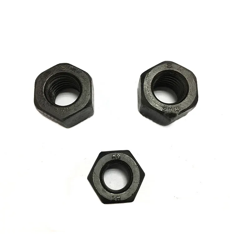 Alloy steel Black ASTM A194-2H Hex Nuts