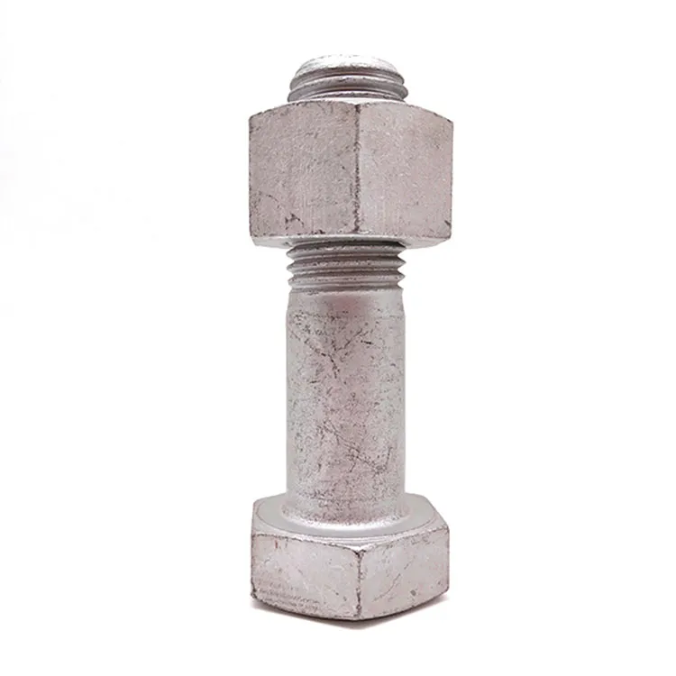 ANSI/ASME A490M Hot Dip Galvanized Metric Heavy Hexagon Bolt na may Nut