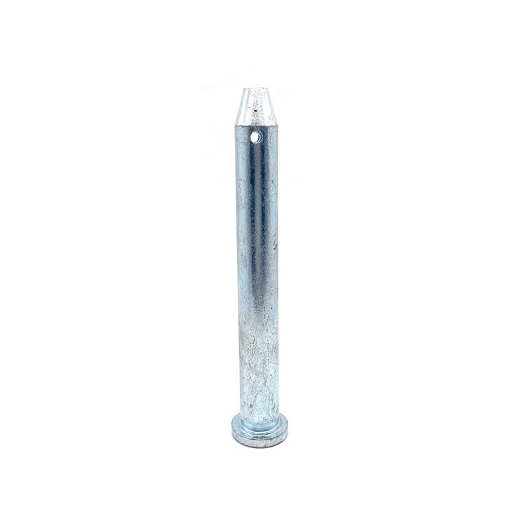 Sinivalkoinen sinkkihiiliteräs 50 mm 100 mm hiiliteräksiset haarukat, joissa on reikä - 4