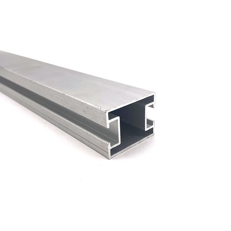 Aluminium Alloy Solid Slot Track Channel Section Profil Extrusion Aluminium