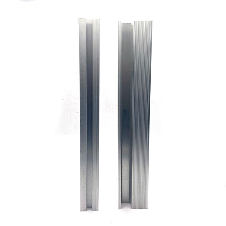 Aluminum Alloy Solid Slot Track Channel Section Aluminium Extrusion Profile - 3