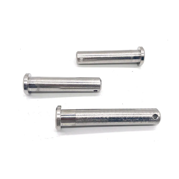 Stainless Steel A2-70 / SS304 Clevis Pin Posisi Pin karo Kepala Lan Lubuk