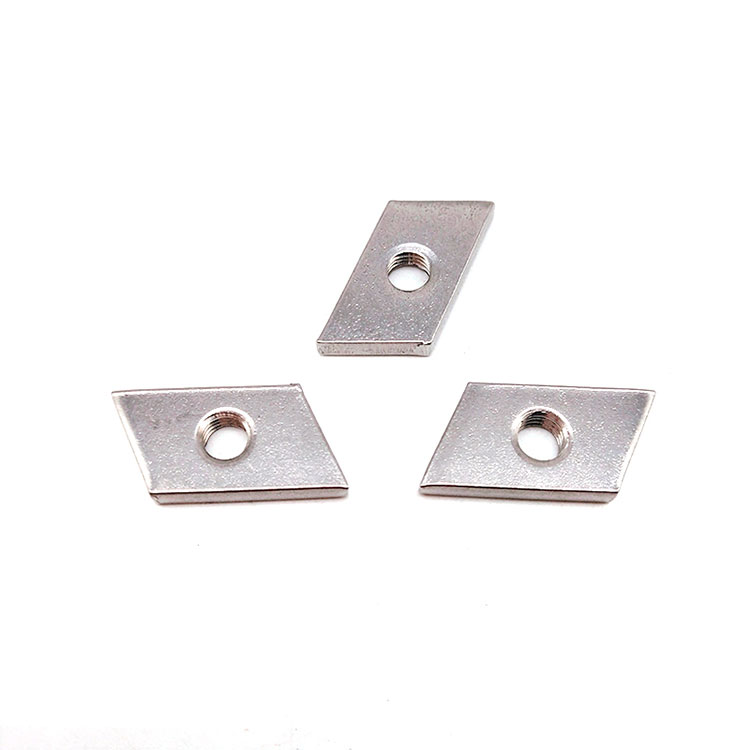 Stainless Steel SS201 SS304 Stamping Rectangular Nut - 1