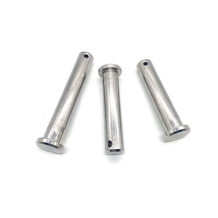 DIN 1444 / ISO 2341 Flat Head Stainless Steel Clevis Pin With Hole ...