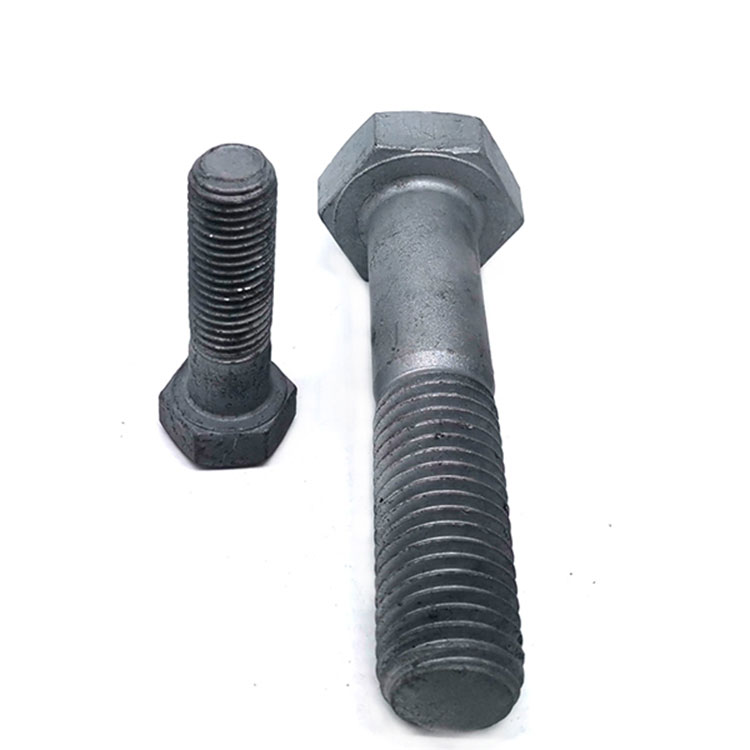 DIN 933 GB5783 Carbon Steel Competitive Price ASTM A394 Hot DIP Galvanzing HDG Hex Head Electric Tower Bolt - 2