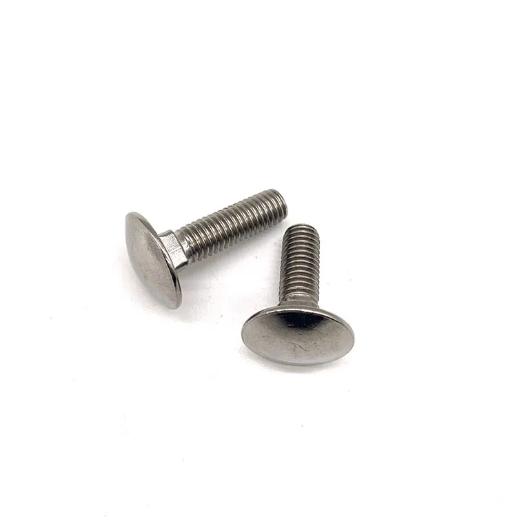 DIN603 M8 Round Jamur Kepala Square Neck Stainless Steel Carriage Bolt Coach Bolt