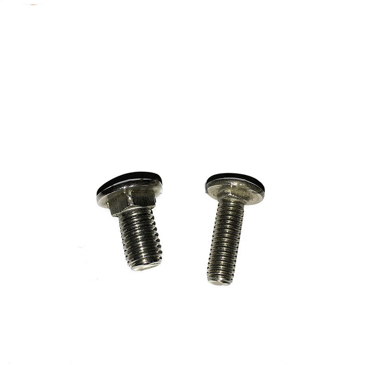 DIN603 Stainless Steel A2-70 SS304 SS316 Carriage Bolt Mushroom Round Head With Square Neck Bolts - 1 