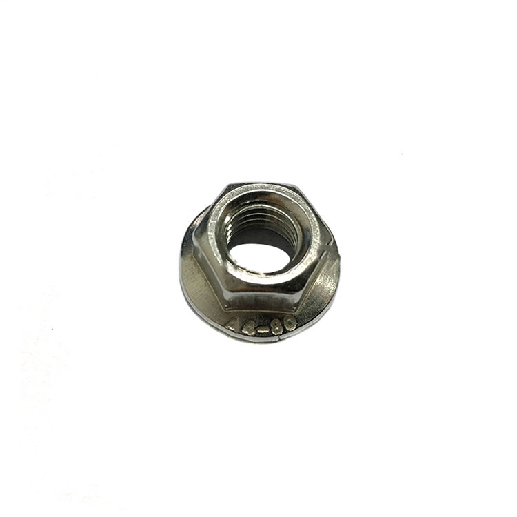 DIN6923 Stainless Steel Plain SS304 SS316 Serrated Hex Flange Nut