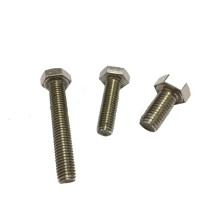 DIN933 ASME B18.2.1 High Quaity Stainless Steel 304 316 316L A2 A4 Hex Bolt