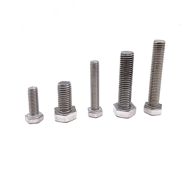 DIN933 M5 M10 M12 M8 A2-70 Stainless Steel Hex Bolts - 0