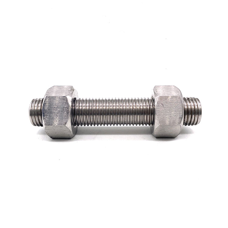 DIN976 Stainless Steel 316 304 M20 M20 Fine Thread Stud Bolt And Nut Thread Rod