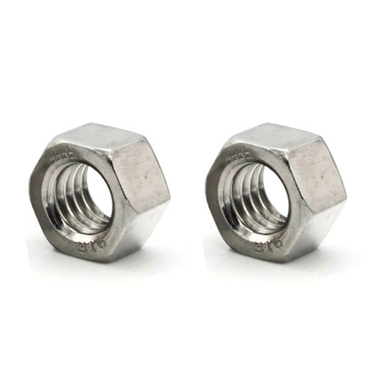 Stainless Steel SS201 Bolts And Nuts GB52 M8 Hex Head Nut