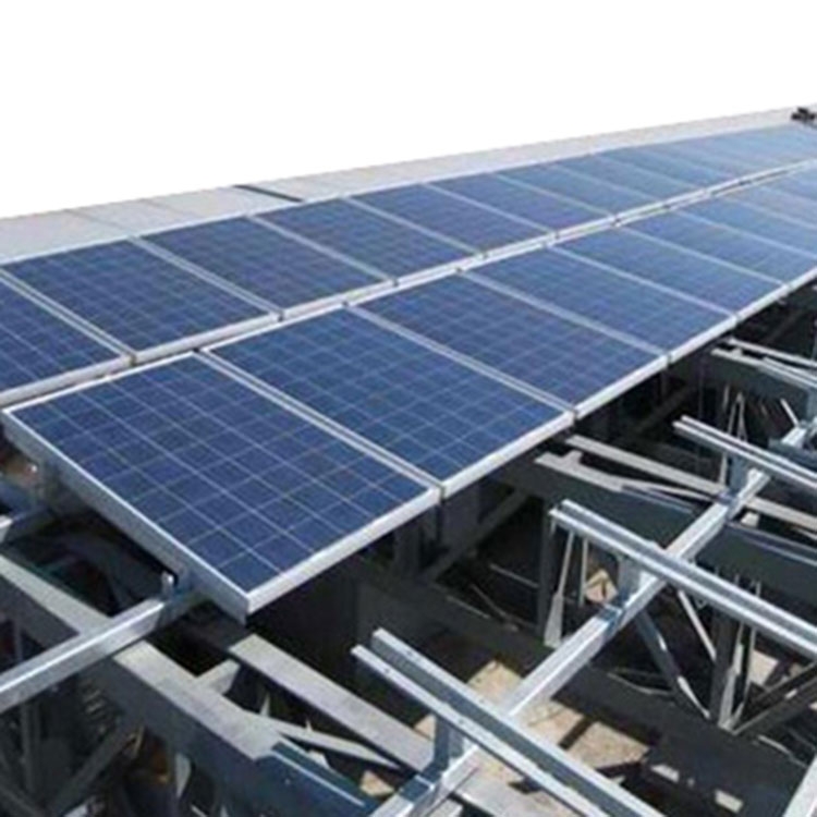 Gegalvaniseerd stalen zonnepaneel ondersteunt verstelbare beugels voor PV-montage / camper op plat dak - 3 