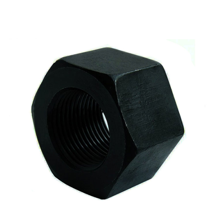 Gr 8 Carbon steel High Tensile Black DIN6915 Hex Heavy Nuts - 2 