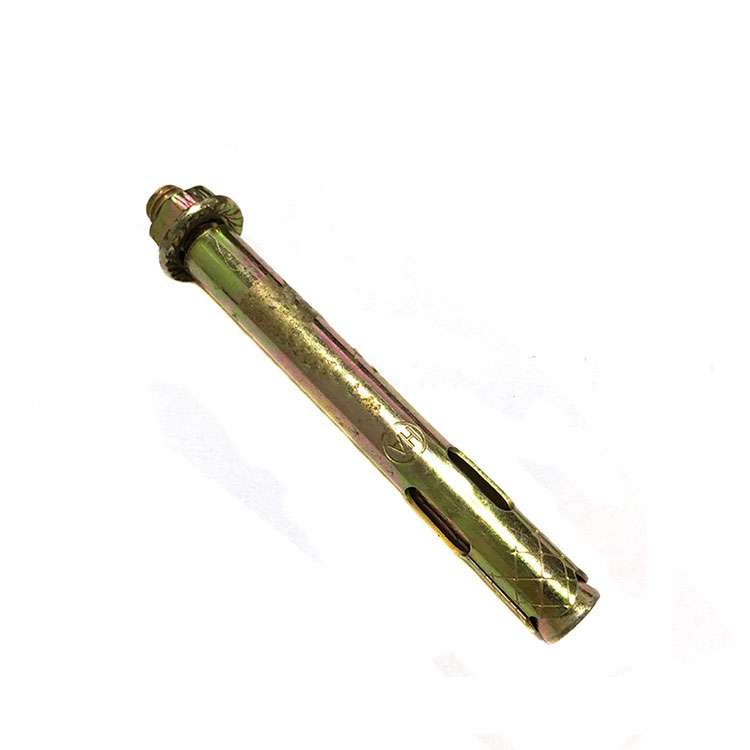 Galvanized Steel Metal Sleeve Anchor With Flange Nut - 2