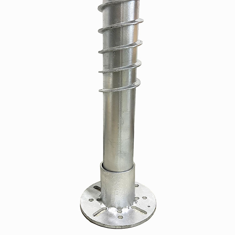Hot DIP Galvanized Q235 1200mm 1600mm Solar System Ground Screw for Solar Mounting - 0