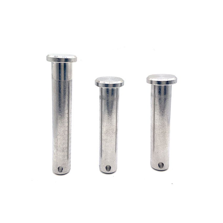 Hot Sale Stainless Steel Grooved Lock Pin M3 M4 M5 Flat Head Clevis Pin with Groove - 4 