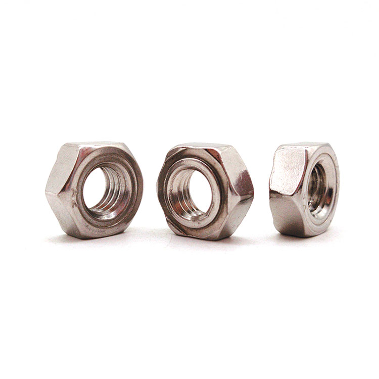 M3 M20 Stainless Steel SS304 SS316 DIN 929 Hex Weld Nuts - 2 