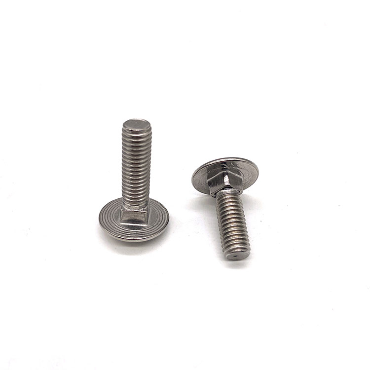 M5 M6 DIN603 INOX A4 INOX A2 Stainless Steel 314 316 Square Neck Carriage Bolt - 4 