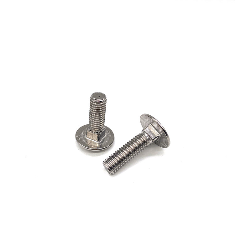 M5 M6 DIN603 INOX A4 INOX A2 Stainless Steel 314 316 Square Neck Carriage Bolt - 5 