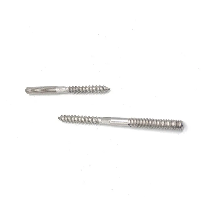 Metal Kayu Dowel Screw Stainless Steel Double End Thread Stud Bolt